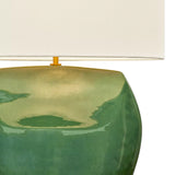 Tivola Table Lamp 27", Glossy Green