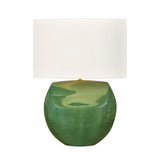 Tivola Table Lamp 27", Glossy Green