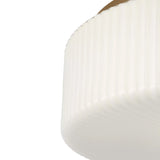 Lumina Flush Mount 14", Satin Brass