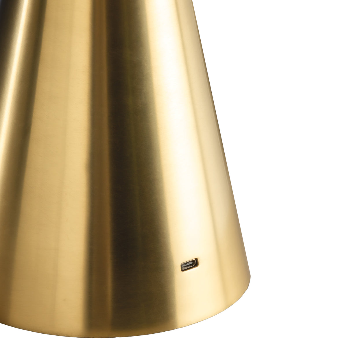Hesper Rechargeable Table Lamp 15", Aged Brass