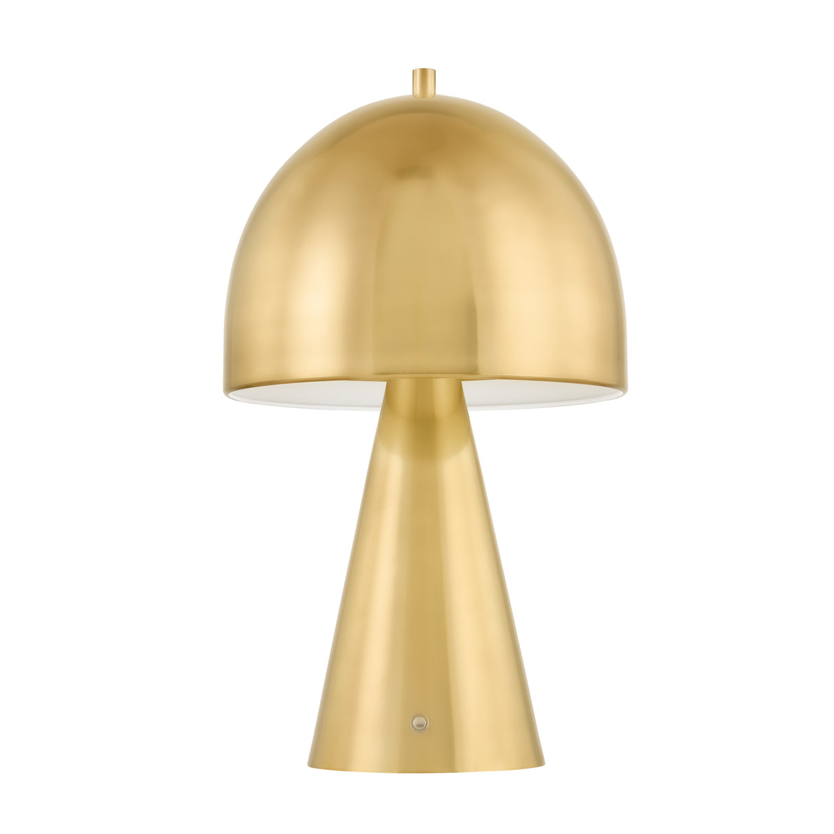 Hesper Rechargeable Table Lamp 15", Aged Brass