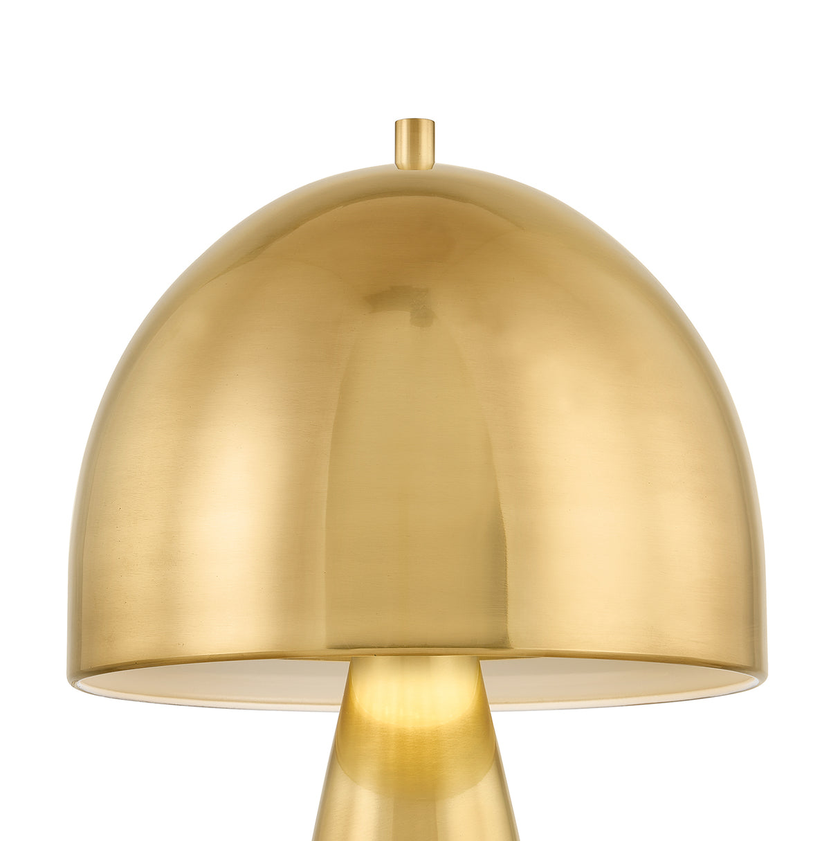 Hesper Rechargeable Table Lamp 15", Aged Brass