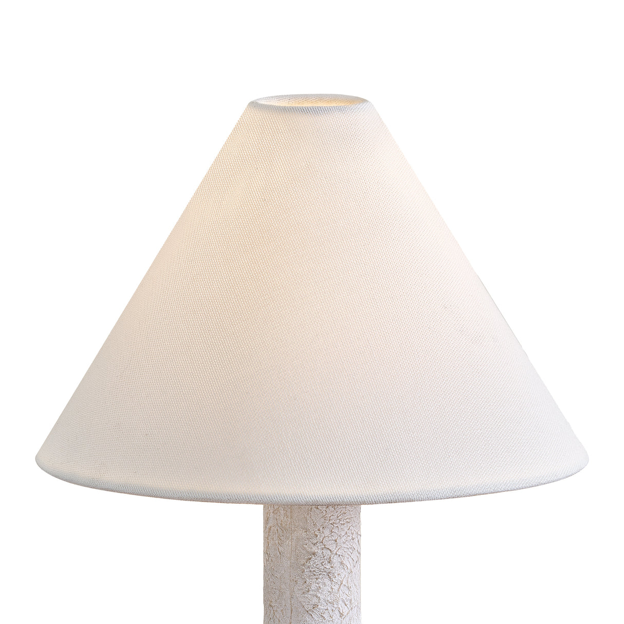 Gemina Rechargeable Table Lamp 12", Artisan Ceramic White