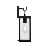 Lavelle Outdoor Wall Light, Small 15", Textured Black