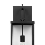 Lavelle Outdoor Wall Light, Large 25", Textured Black