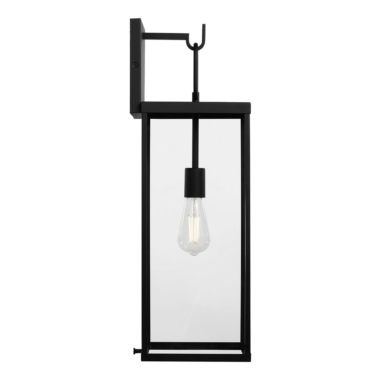 Lavelle Outdoor Wall Light, Large 25", Textured Black