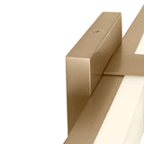 Wendell LED Vanity Light 24", Satin Brass