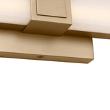 Wendell LED Vanity Light 36", Satin Brass