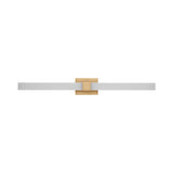 Wendell LED Vanity Light 36", Satin Brass