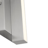 Garrison LED Wall Sconce 13", Brushed Nickel