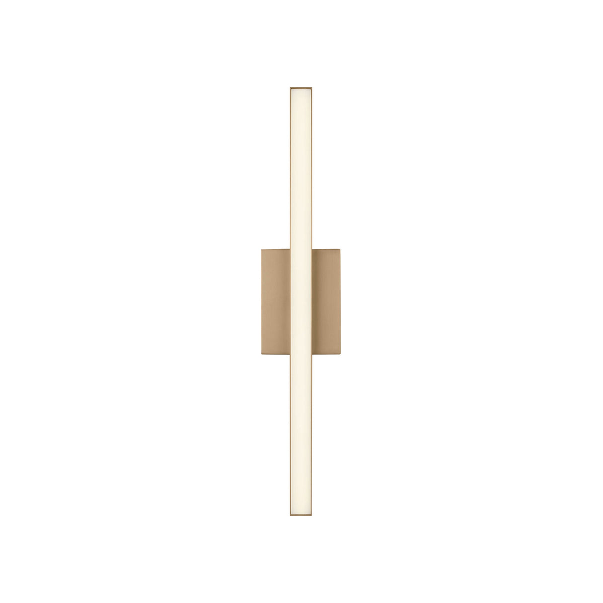 Garrison LED Vanity Light 24", Satin Brass