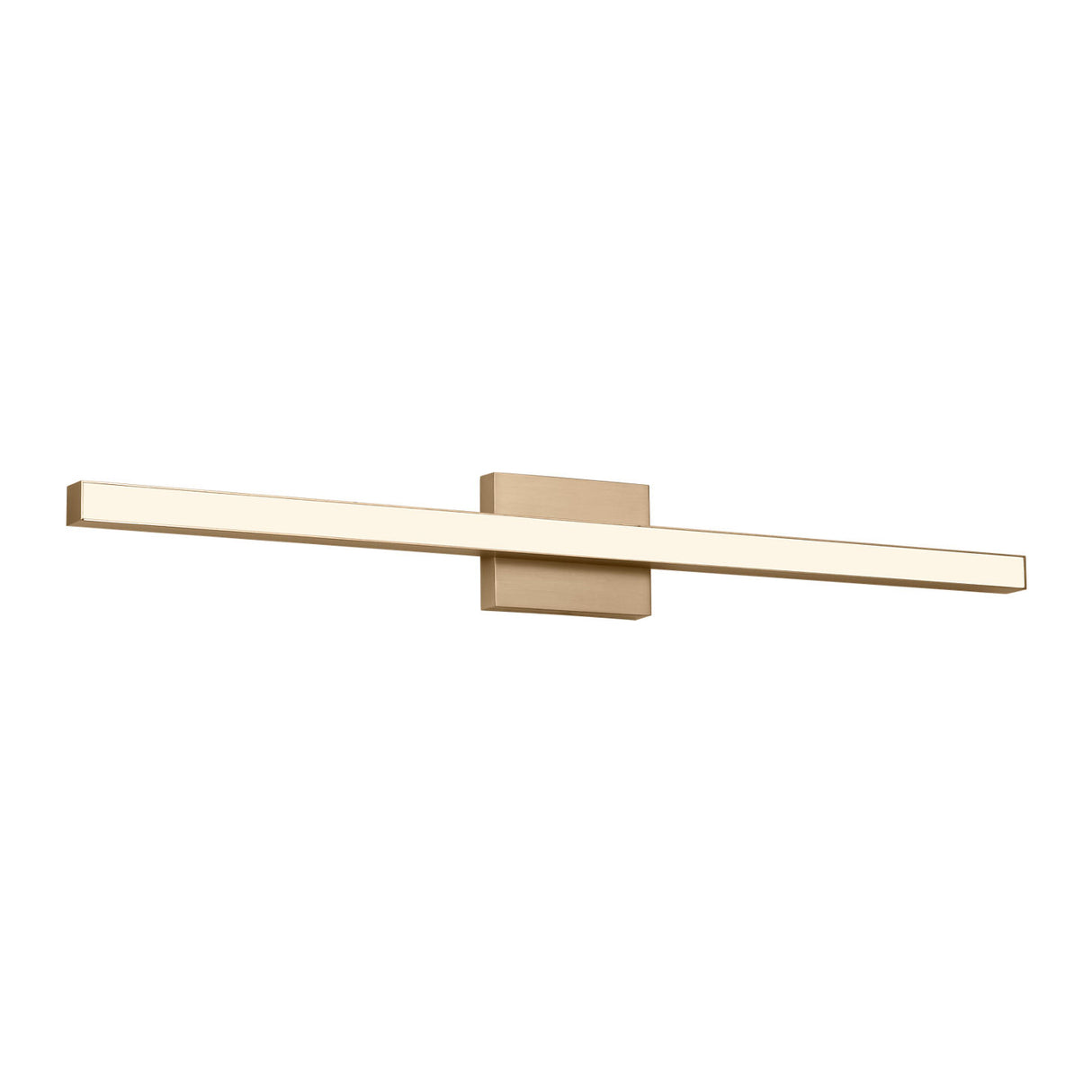 Garrison LED Vanity Light 36", Satin Brass