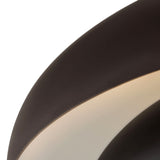 Garnett Semi-Flush 18", Aged Iron