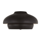 Garnett Semi-Flush 18", Aged Iron