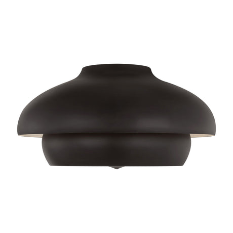 Garnett Semi-Flush 18", Aged Iron