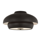 Garnett Semi-Flush 18", Aged Iron