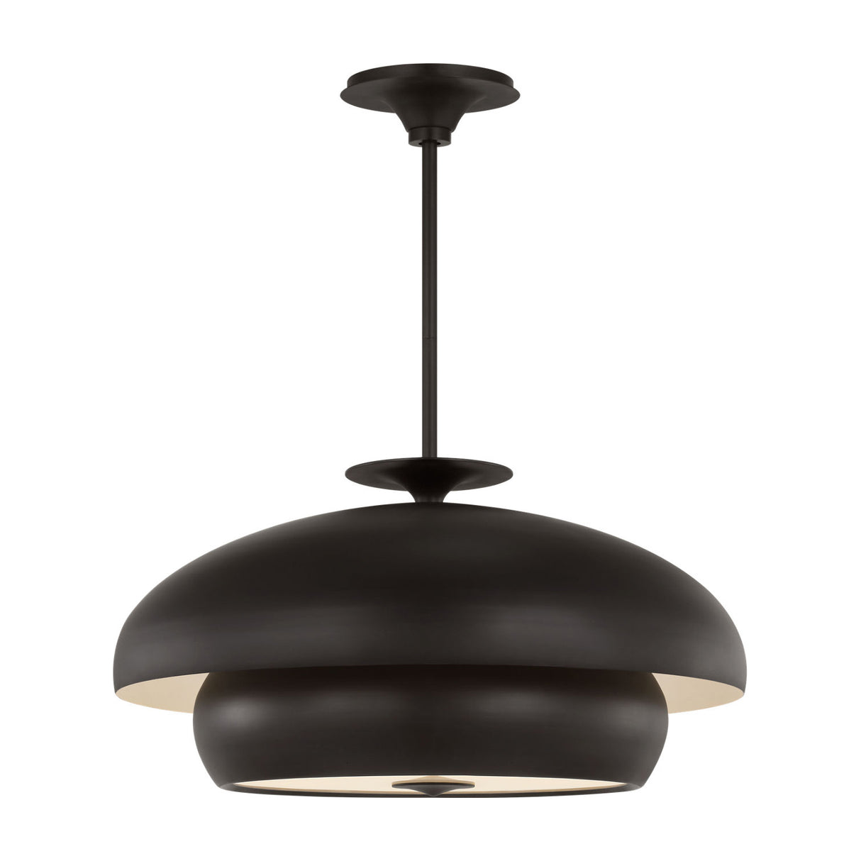 Garnett Large Pendant 24", Aged Iron