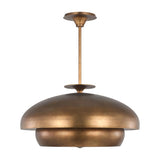 Garnett Large Pendant 24", Vintage Gilded Brass