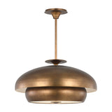 Garnett Large Pendant 24", Vintage Gilded Brass