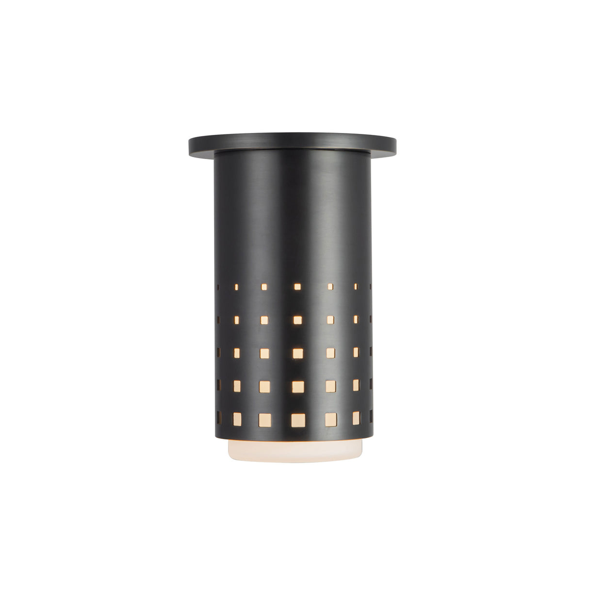 Egan Cylinder Flush Mount 5", Urban Bronze