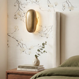 Albie LED Wall Sconce 10", Vintage Brass