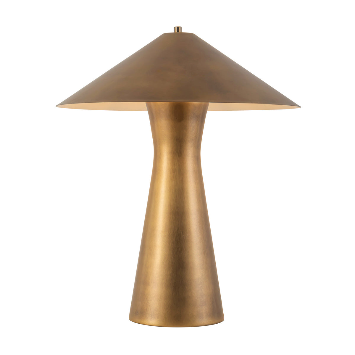 Darnell Table Lamp 21", Vintage Brass
