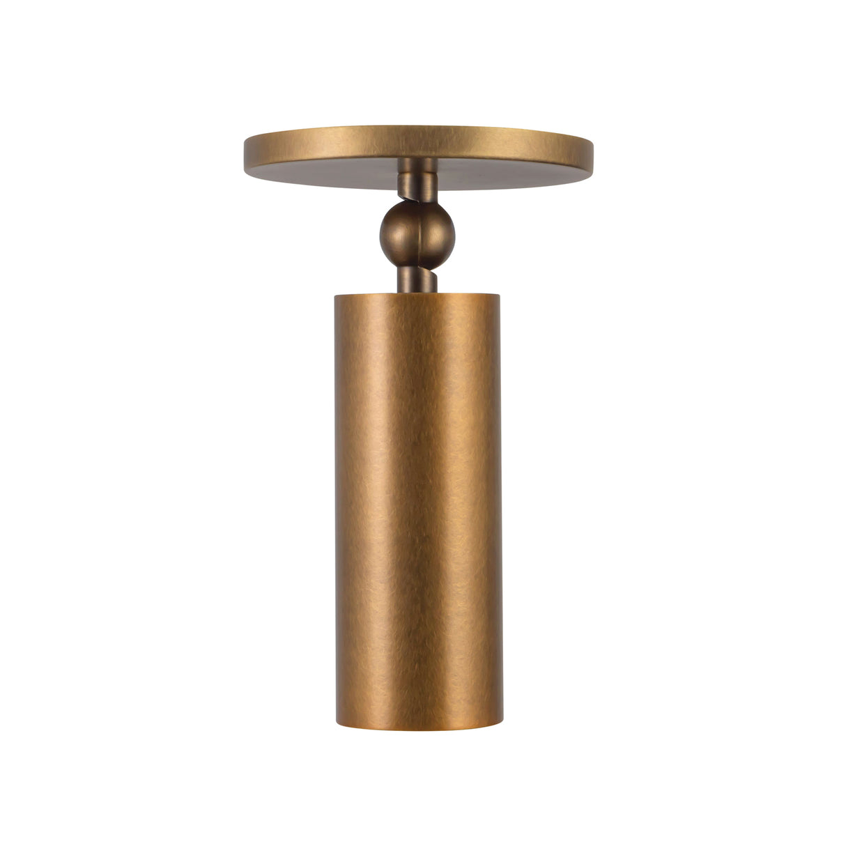 Wilber Adjustable LED Spot Light 5", Aged Brass