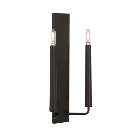 Solana Double Wall Sconce 18", Aged Iron