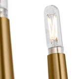 Solana Double Wall Sconce 18", Modern Brass