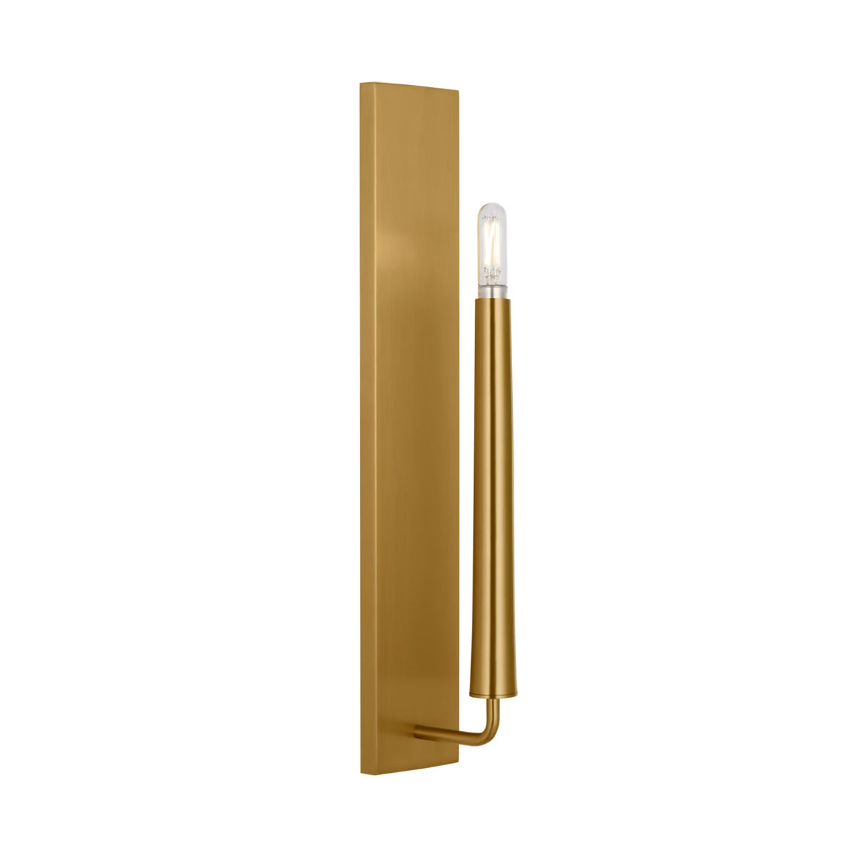 Solana Wall Sconce 18", Modern Brass