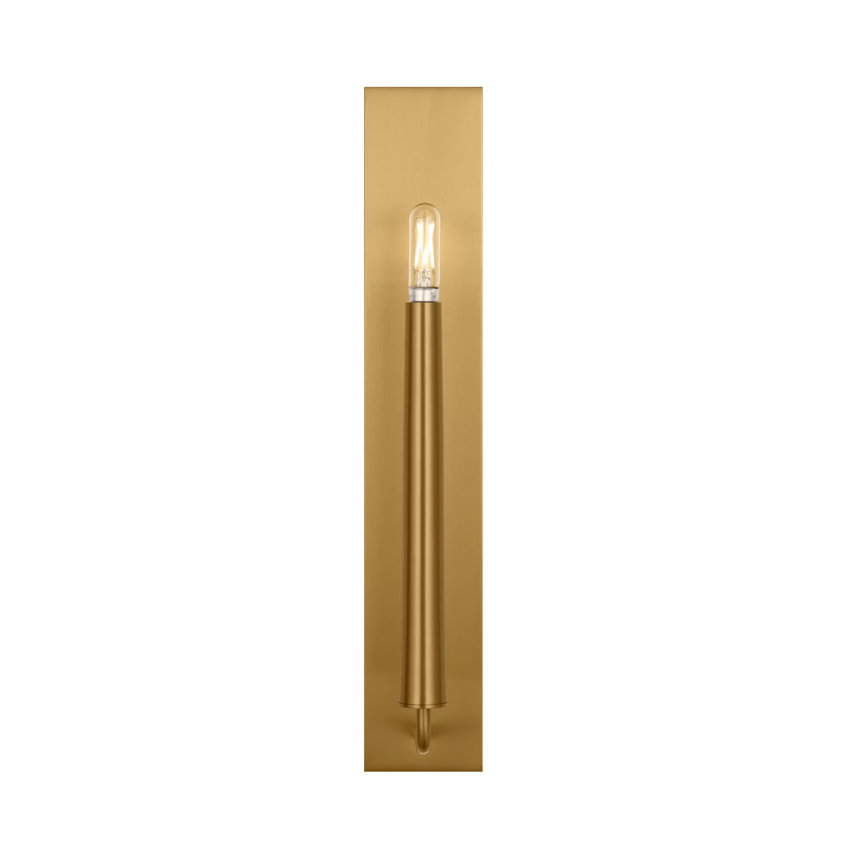 Solana Wall Sconce 18", Modern Brass