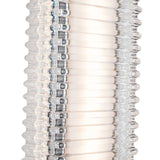 Enders Large LED Pendant 5", Urban Bronze and Clear Ribbed Glass