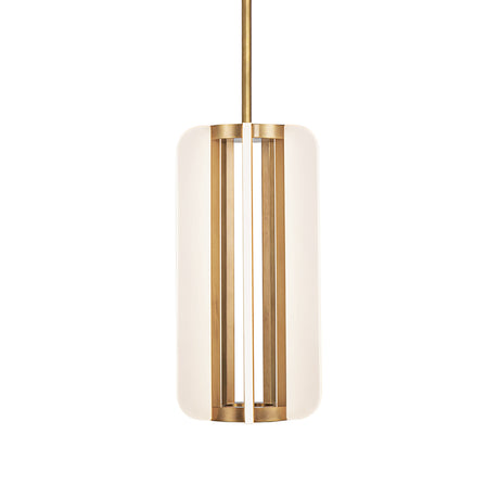 Dagan LED Pendant 7", Vintage Brass
