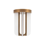Dagan LED Flush Mount 8", Vintage Brass
