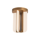 Dagan LED Flush Mount 8", Vintage Brass