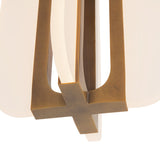 Dagan LED Flush Mount 8", Vintage Brass