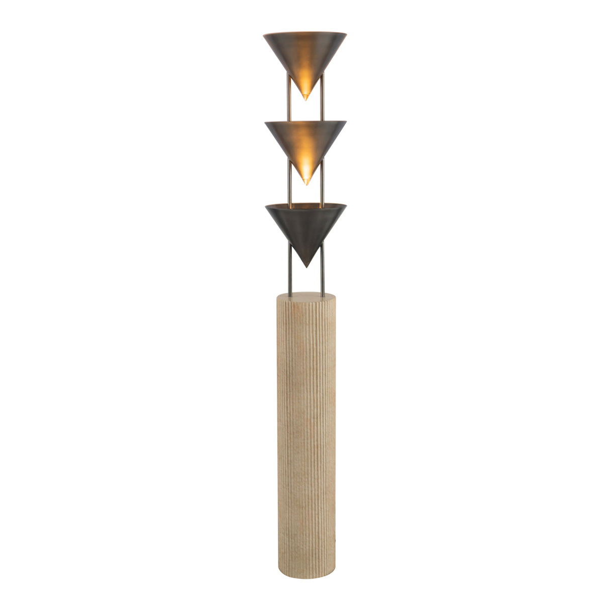 Zora Floor Lamp 67", Aged Steel