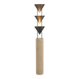 Zora Floor Lamp 67", Aged Steel