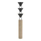 Zora Floor Lamp 67", Aged Steel