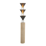 Zora Floor Lamp 67", Aged Steel
