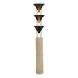 Zora Floor Lamp 67", Urban Bronze with Polished Brass