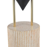 Zora Floor Lamp 67", Urban Bronze with Polished Brass