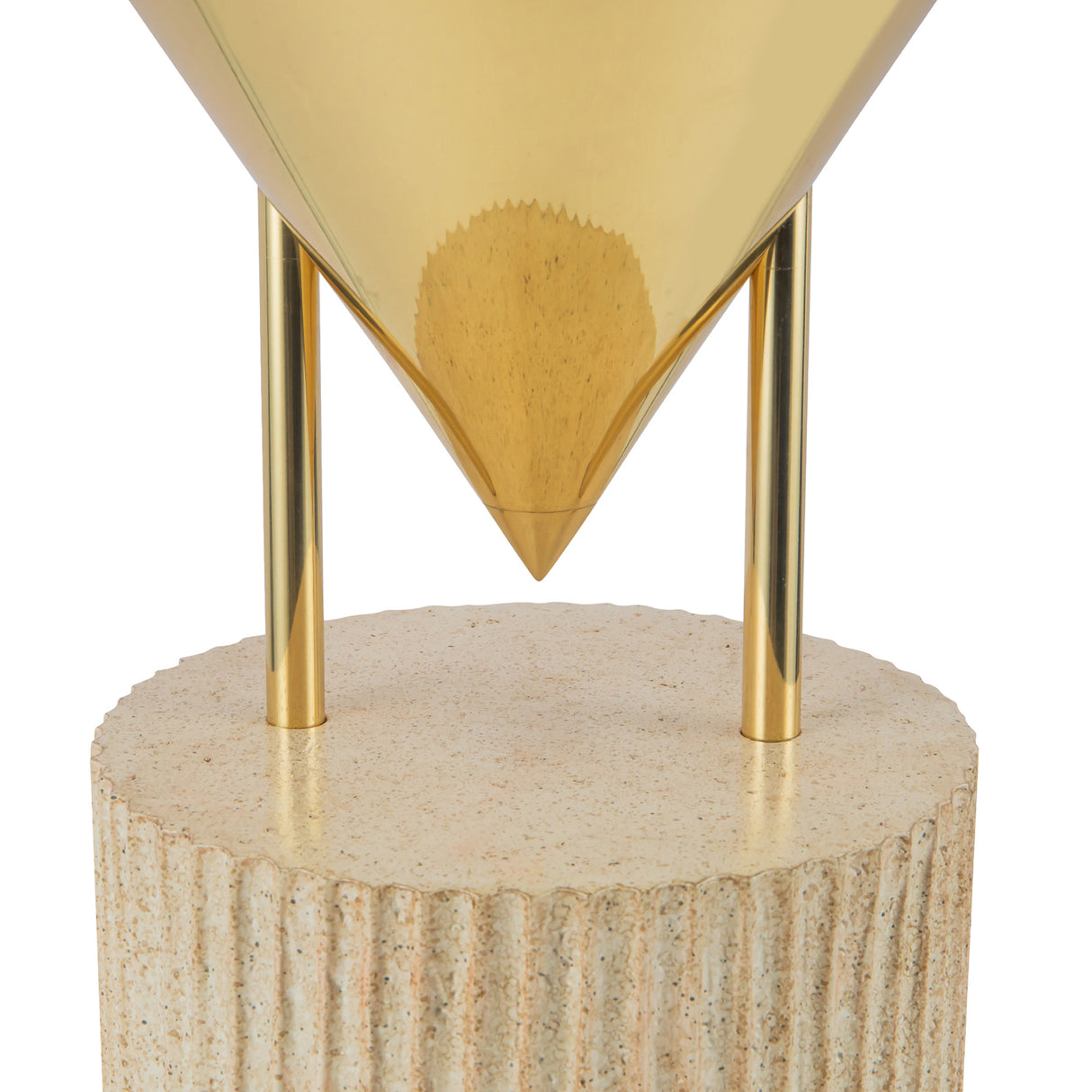 Zora Table Lamp 15", Polished Brass