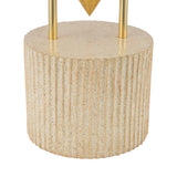 Zora Table Lamp 15", Polished Brass