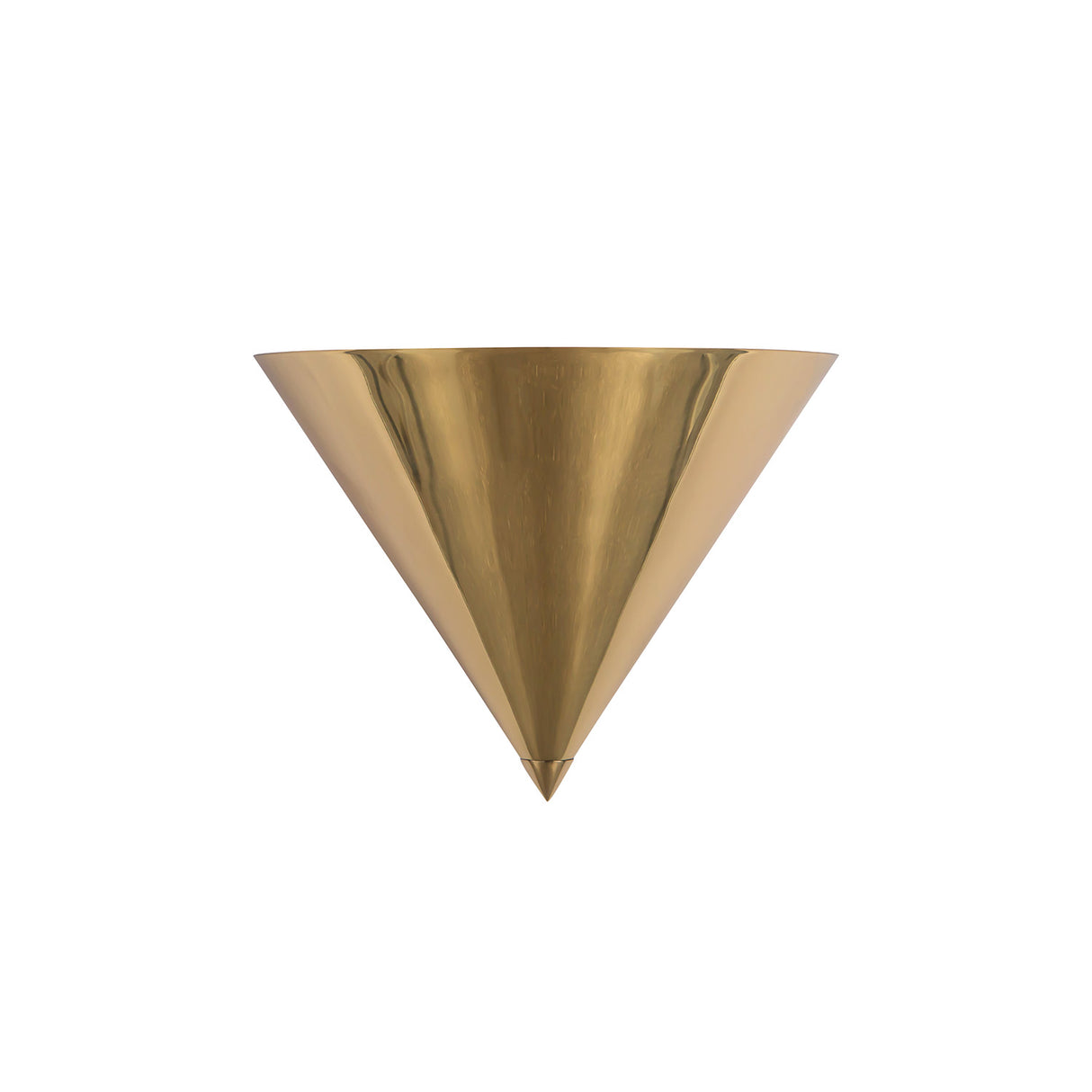 Zora Wall Sconce 8", Polished Brass