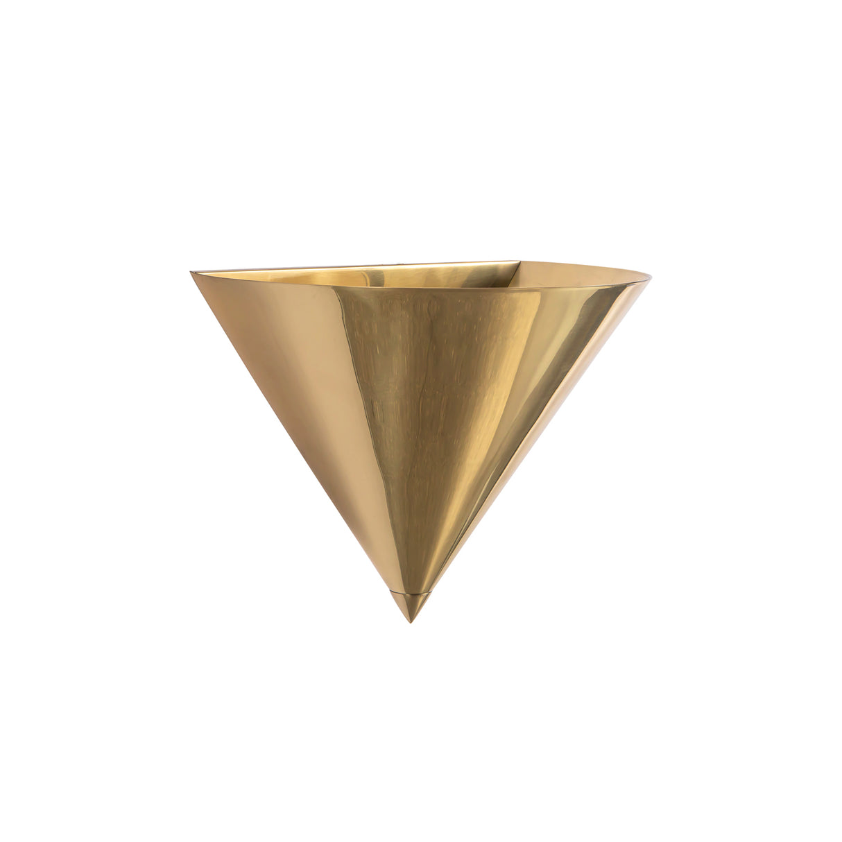 Zora Wall Sconce 8", Polished Brass