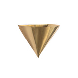 Zora Wall Sconce 8", Polished Brass