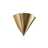 Zora Wall Sconce 8", Polished Brass
