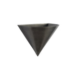 Zora Wall Sconce 8", Aged Steel