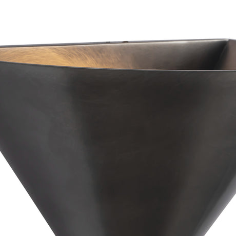 Zora Wall Sconce 8", Aged Steel